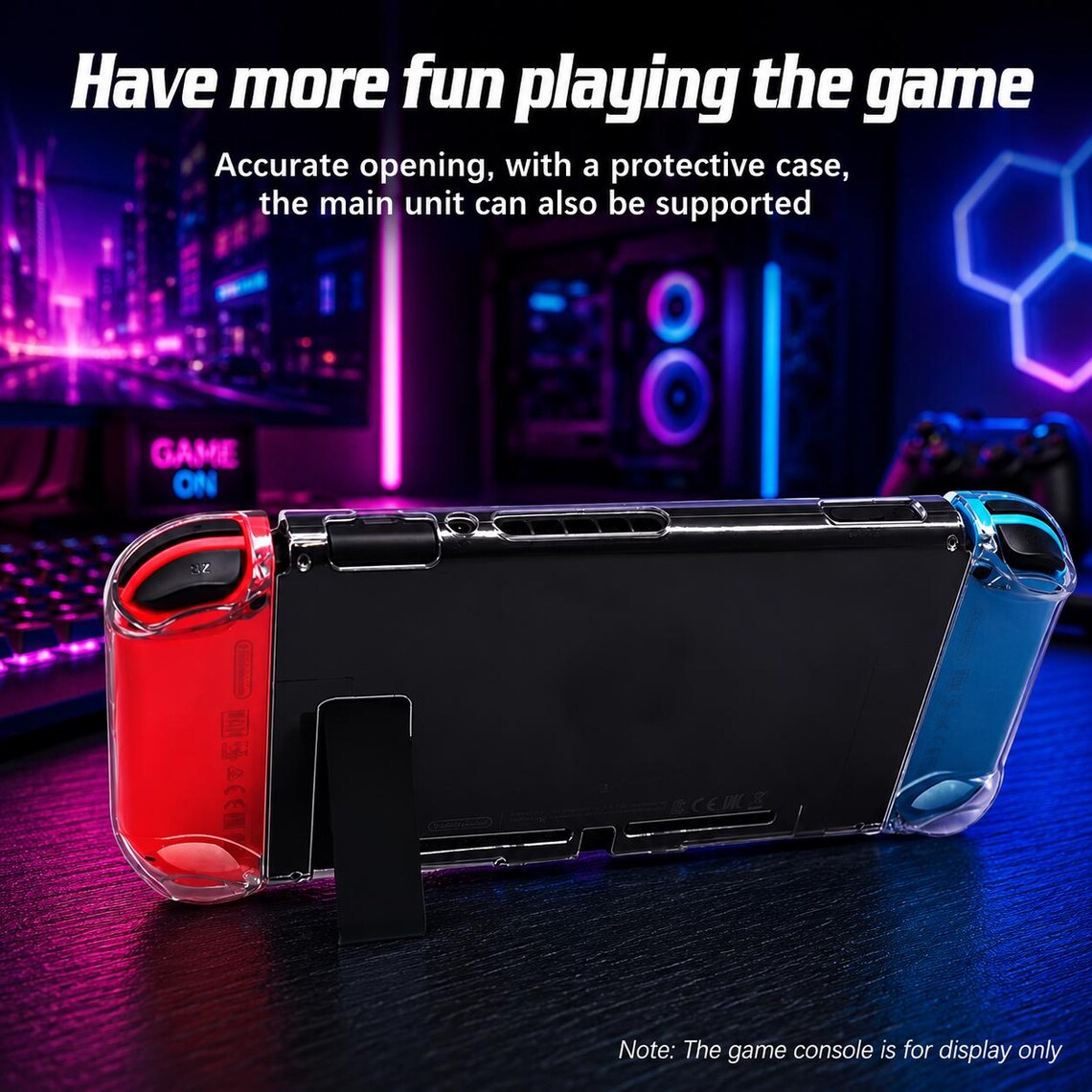 Clear Protective Case for Switch Console