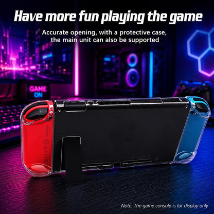 Clear ultra-thin protective case for Nintendo Switch console, Switch case with precise port and button cutouts