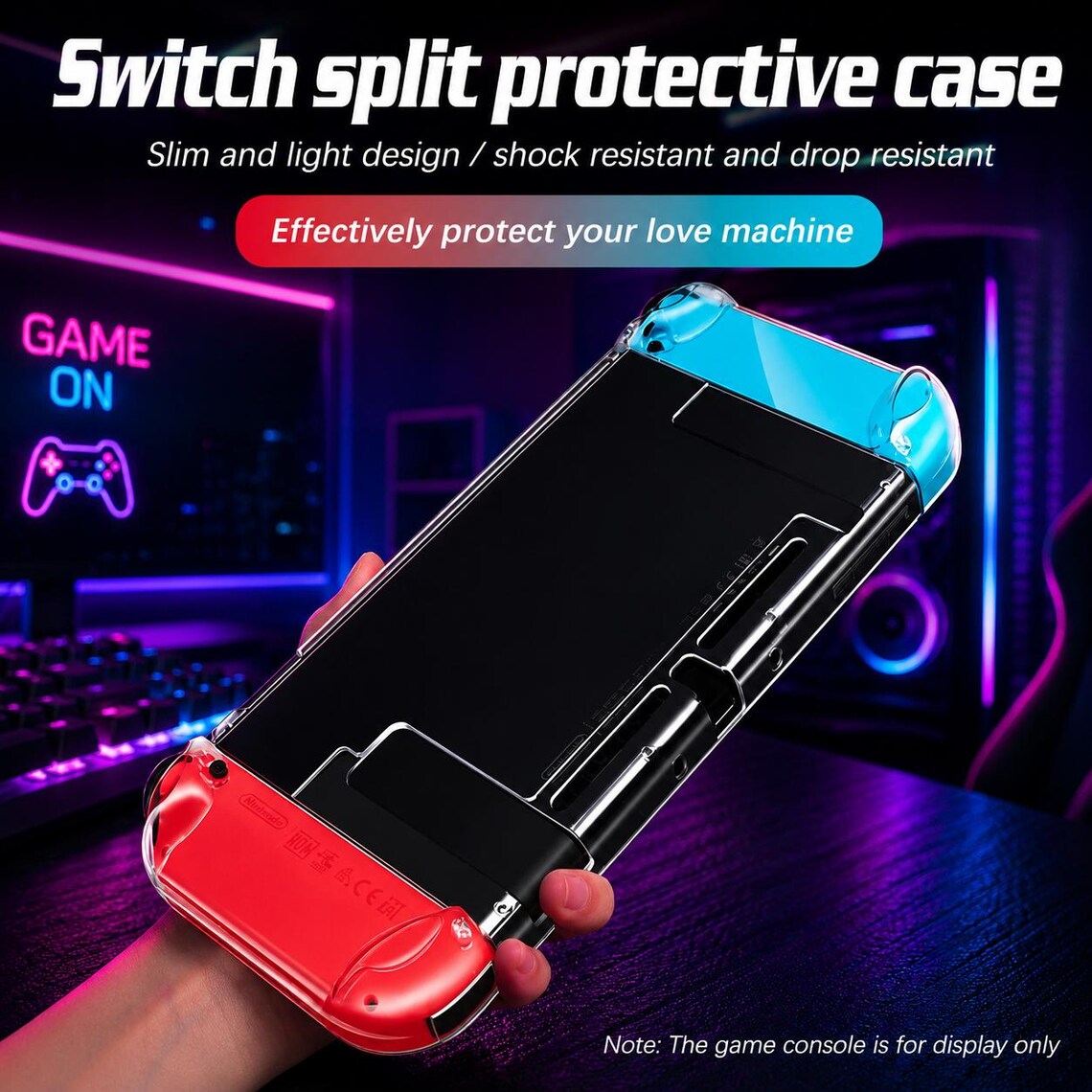 Clear Protective Case for Switch Console